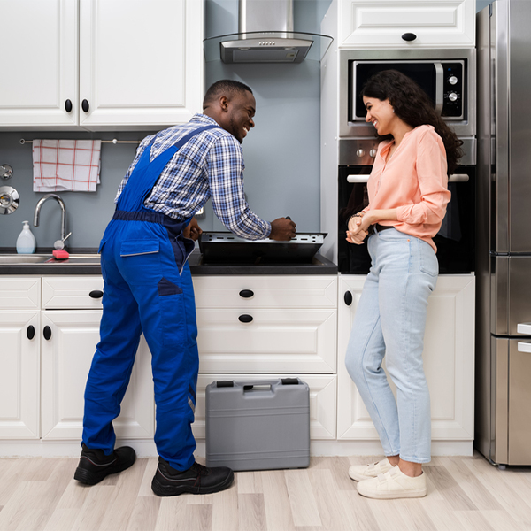 can you provide an estimate for cooktop repair before beginning any work in Trent